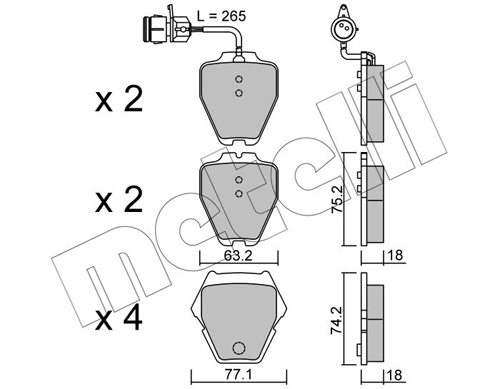 4B0 698 151P