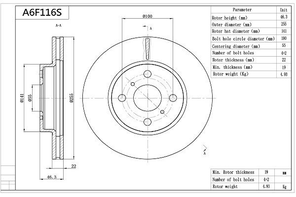 A6F116S