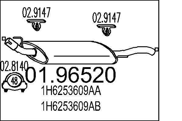 1H6 253 609 AB