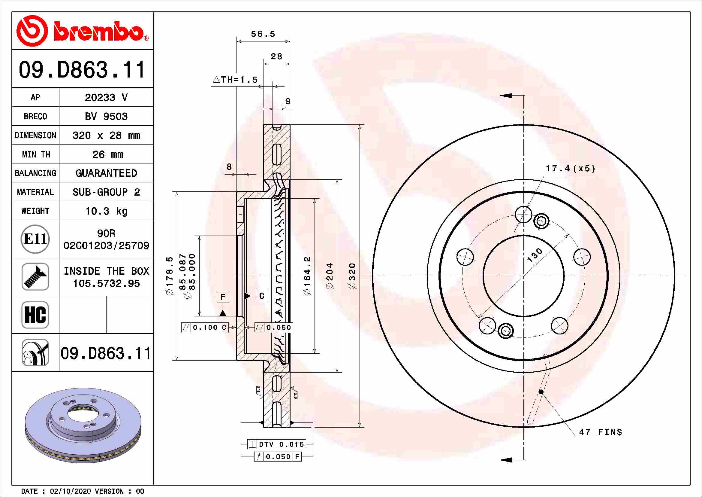 BV 9503