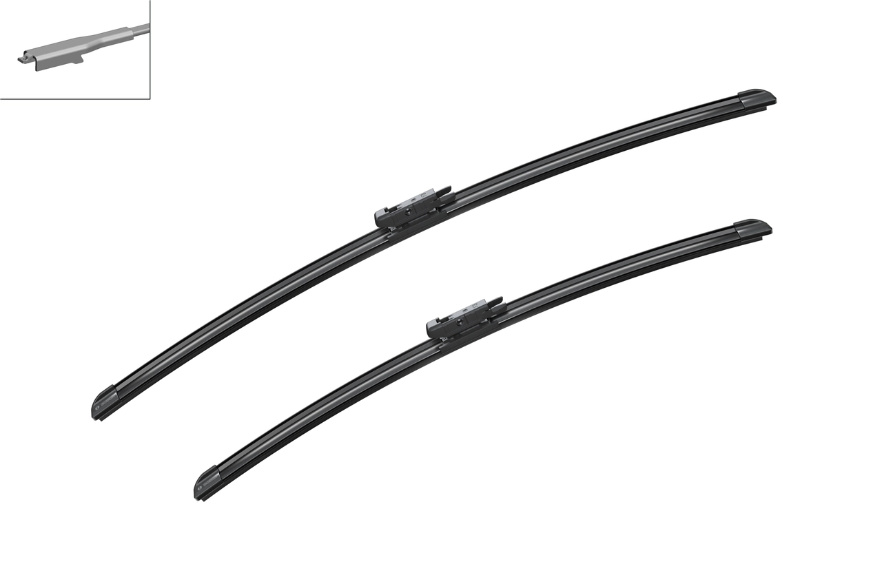 Щетка стеклоочистителя бескаркасн. передн (2шт.) *BOSCH*  A212S  650mm/550mm |---> 3397014212
