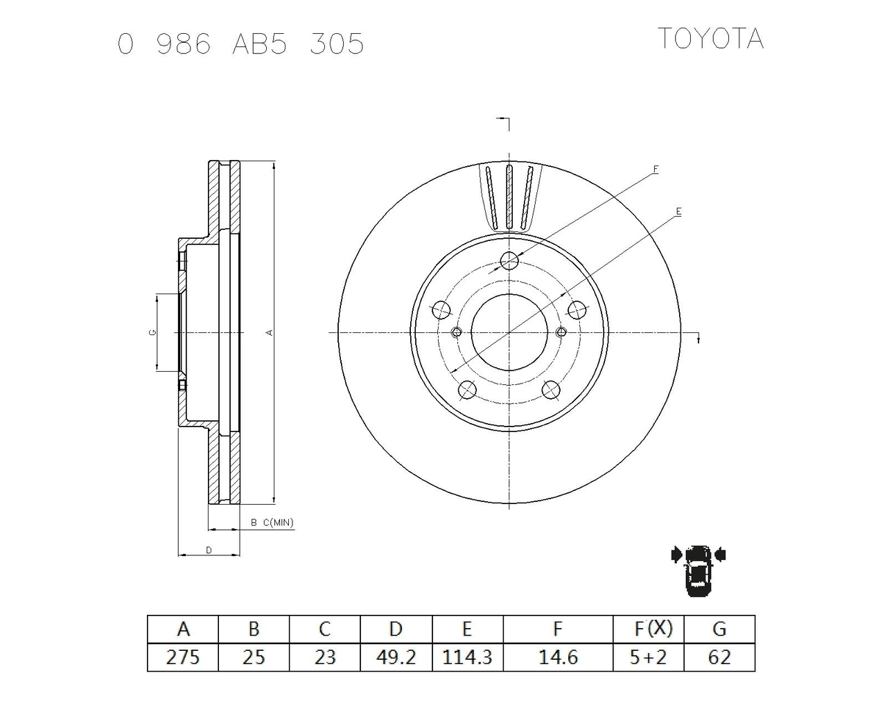 0 986 AB5 305