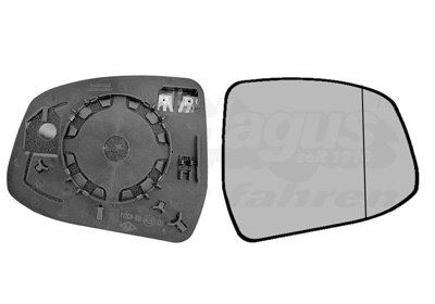 Зеркальное стекло, наружное зеркало (R) *HAGUS* FORD FOCUS II | 1866838 / 6102-02-1272371P
