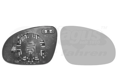 Зеркальное стекло, наружное зеркало (R) *HAGUS* VW GOLF | 5895838 / 337-0093-1 / 6102-02-1232128P