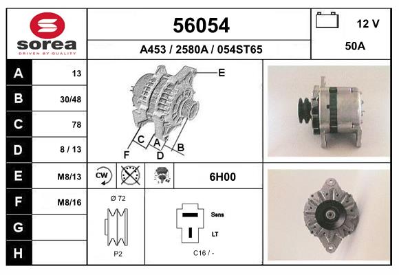 56054