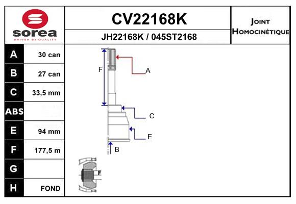 CV22168K