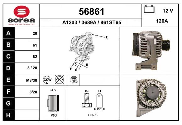 56861