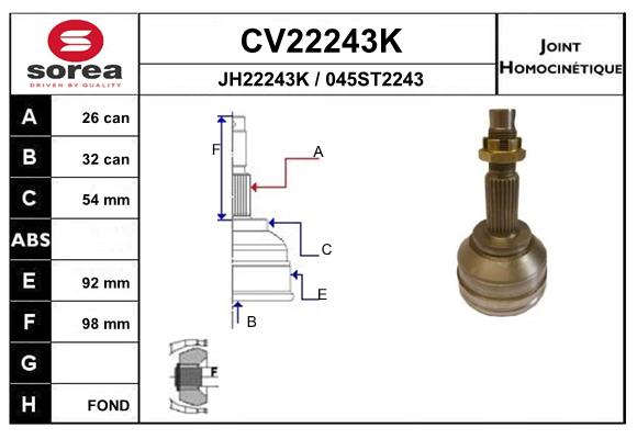 CV22243K