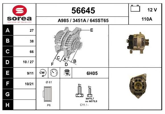 56645