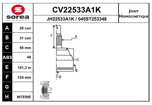 CV22533A1K