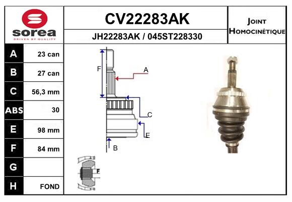 CV22283AK