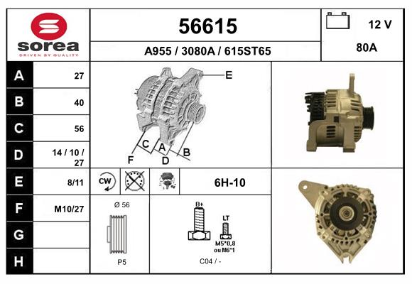 56615