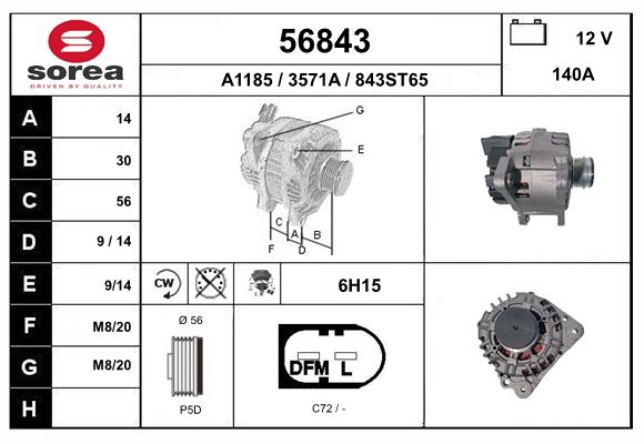 56843