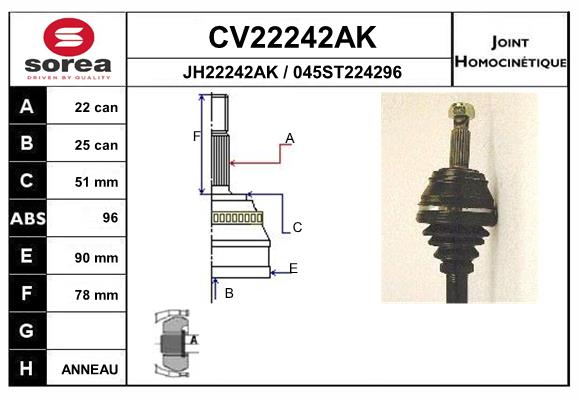 CV22242AK