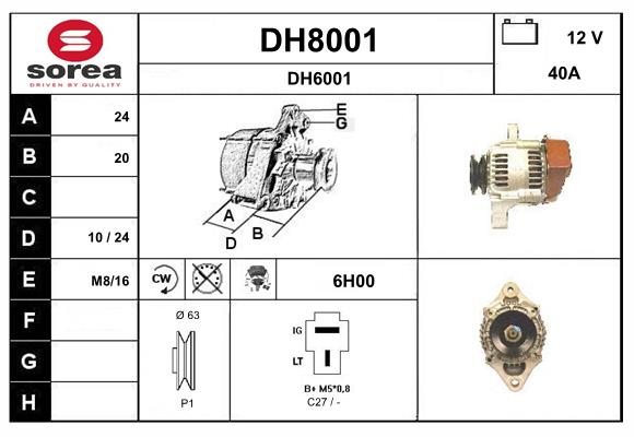 DH8001