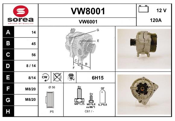VW8001