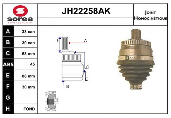 JH22258AK