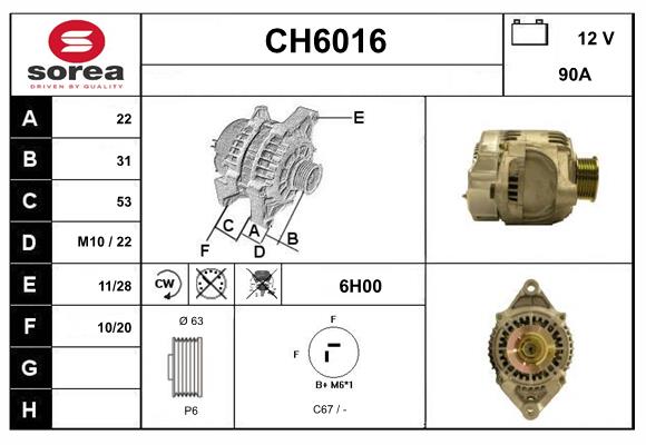 CH6016