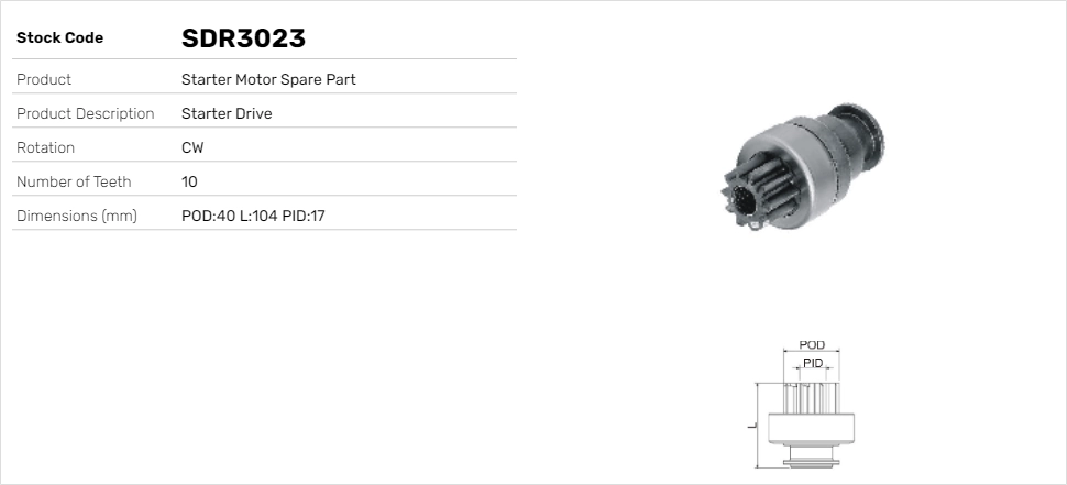 SDR3023