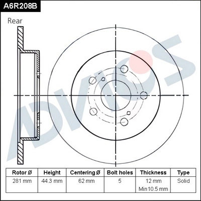 A6R208B