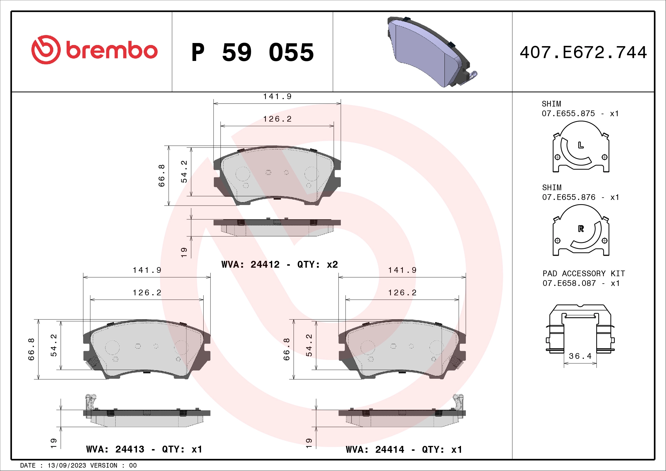 P 59 055X