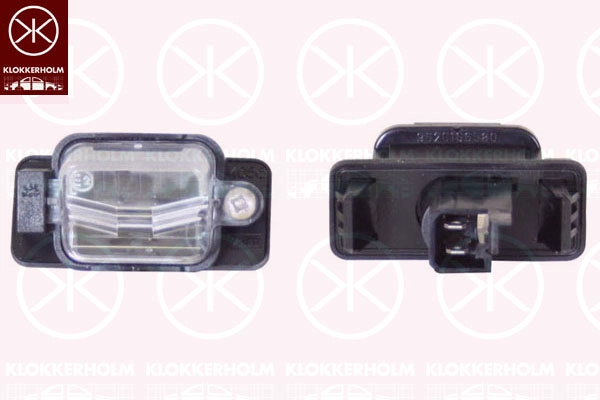 Подсветка номерного знака L/R CITROEN / PEUGEOT | 05500850 / 15-0219-00-2 / 5402-038-06-905
