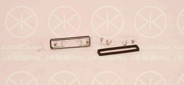 Подсветка номерного знака KLOKKERHOLM (C5W) OPEL ASTRA F, ASTRA G | 50510850 / 15-0529-00-2 /