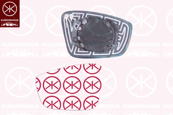 Наружное зеркало Прав  *KLO*  SEAT MII; SKODA CITIGO; VW  | 95161064 / 337-0225-1 / 6102-10-2002318P